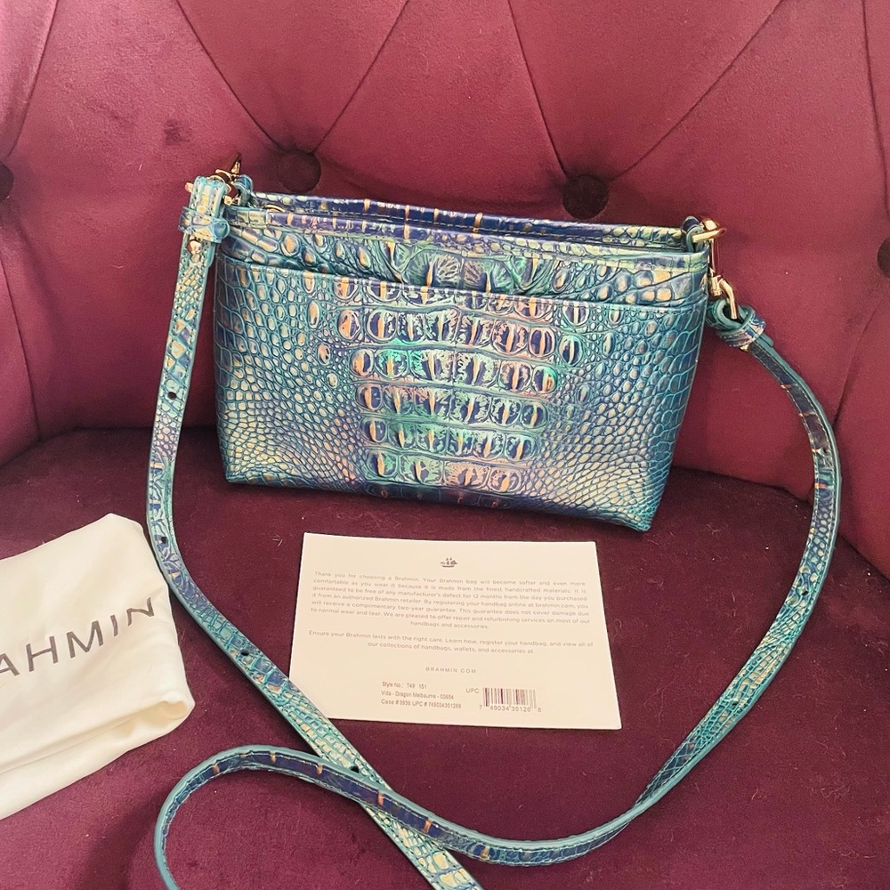 BRAHMIN crossbody Vida in Dragon